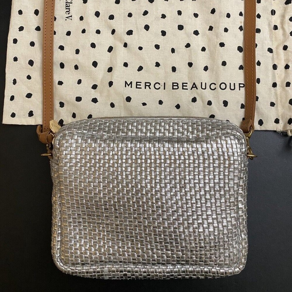 Clare V Midi Sac Silver Rare